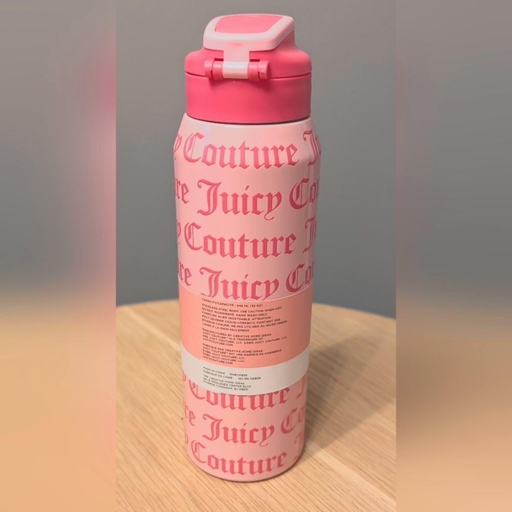NWT Juicy Couture Insulated Hot/Cold Tumbler/Water Bottle 32 Ounces